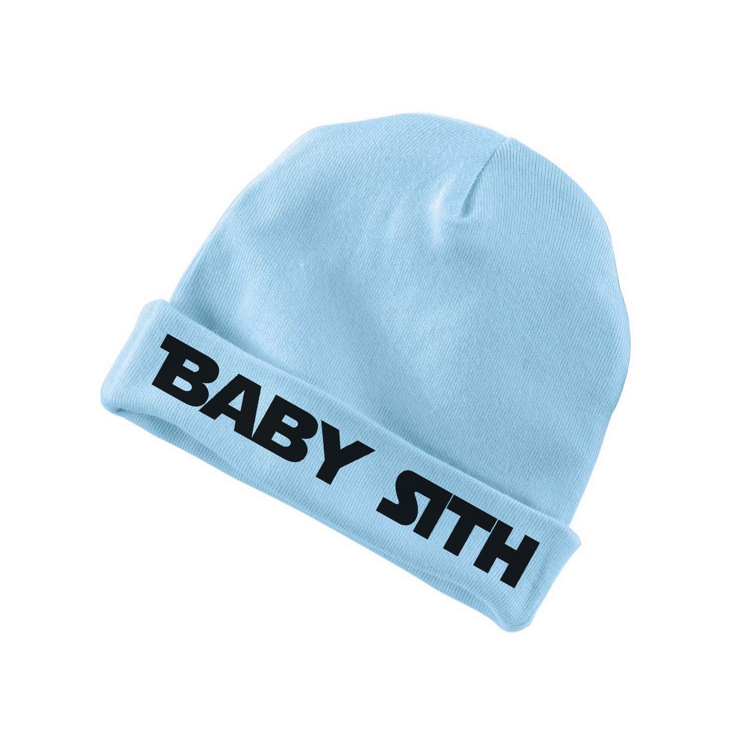 Decal Serpent Baby Sith Star Parody Funny Baby Beanie Cotton Cap Hat - Blue