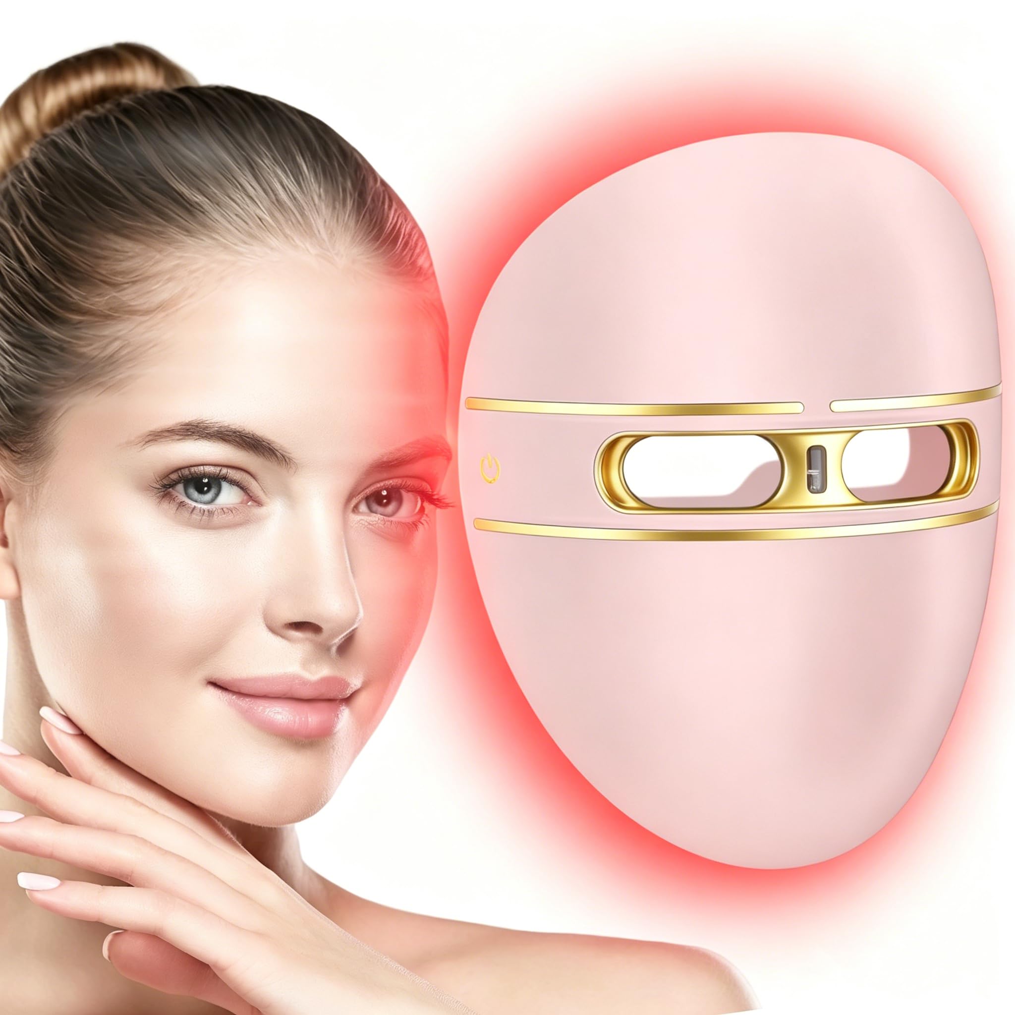 Amazon.com : F FIWENE FSA-HSA Eligible LED Face Mask Light Therapy