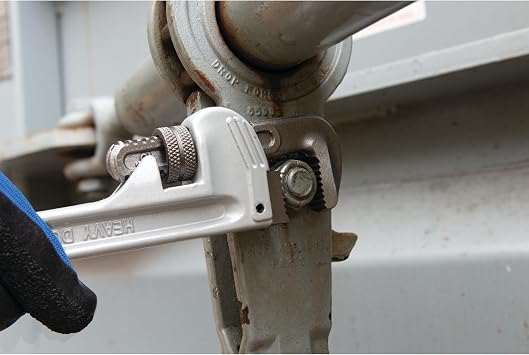 Performance Tool W2110 10 in. Aluminum Pipe Wrench | Precision milled drop forged steel jaws. Strong, lightweight aluminum handle. Plumbing tool