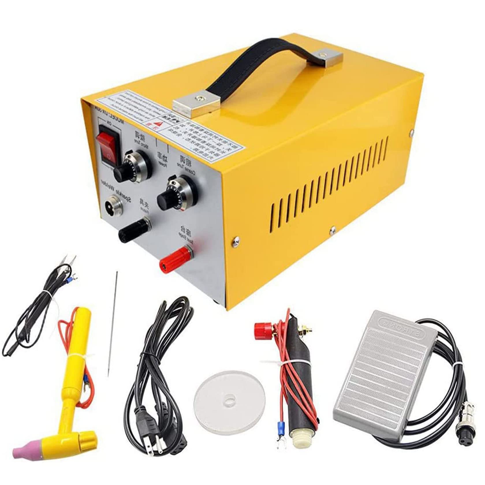 Saldatore a Punti Scintillante a Impulsi Laser Per Gioielli, Saldatrice Elettrica, 200 W / 400 W Saldatura a Punti Laser a Impulsi Per Saldatura Di Gioielli, Strumento Di Riparazione Di Gioielli,30A