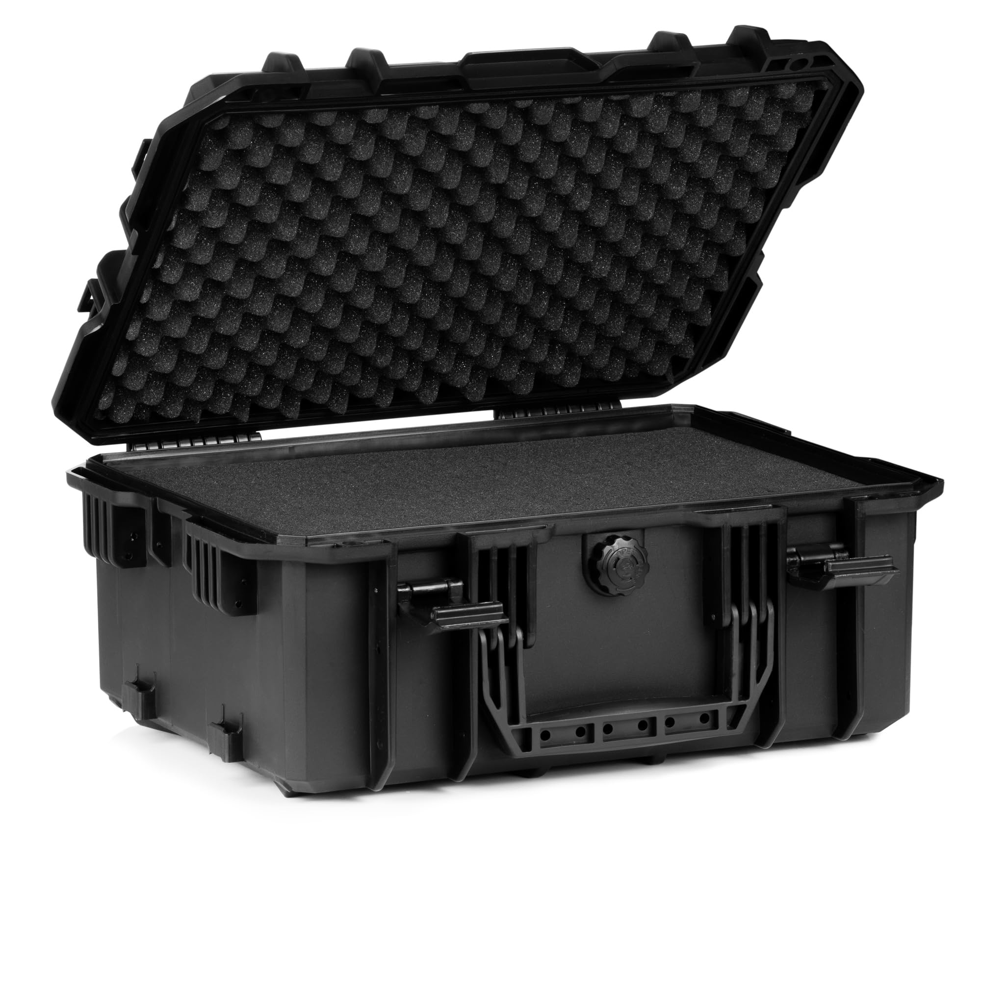 Zelsius Transportkoffer mit Schaumstoffpolsterung | 18 Liter | Kamerakoffer, Outdoorbox, Kunststoffkoffer | Hartschalen Werkzeugkiste, Werkzeug-Trolley, Aktenkoffer | Fotokoffer, Werkzeugbox