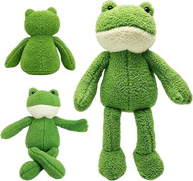 Long-Legged Frog Plush Toy, Frog Plush Toy, Cute Pillow Doll, Soft Stuffed Animal for Cuddling and Home Decor, 38 cm Frog Toy for Teens and Children
