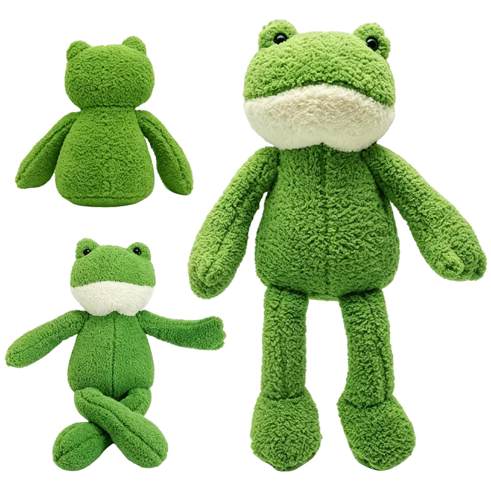 ZPSCXQ Long-Legged Frog Plush Toy, Frog Plush Toy, Cute Pillow Doll, Soft Stuffed Animal for Cuddling and Home Decor, 38 cm Frog Toy for Teens and Children