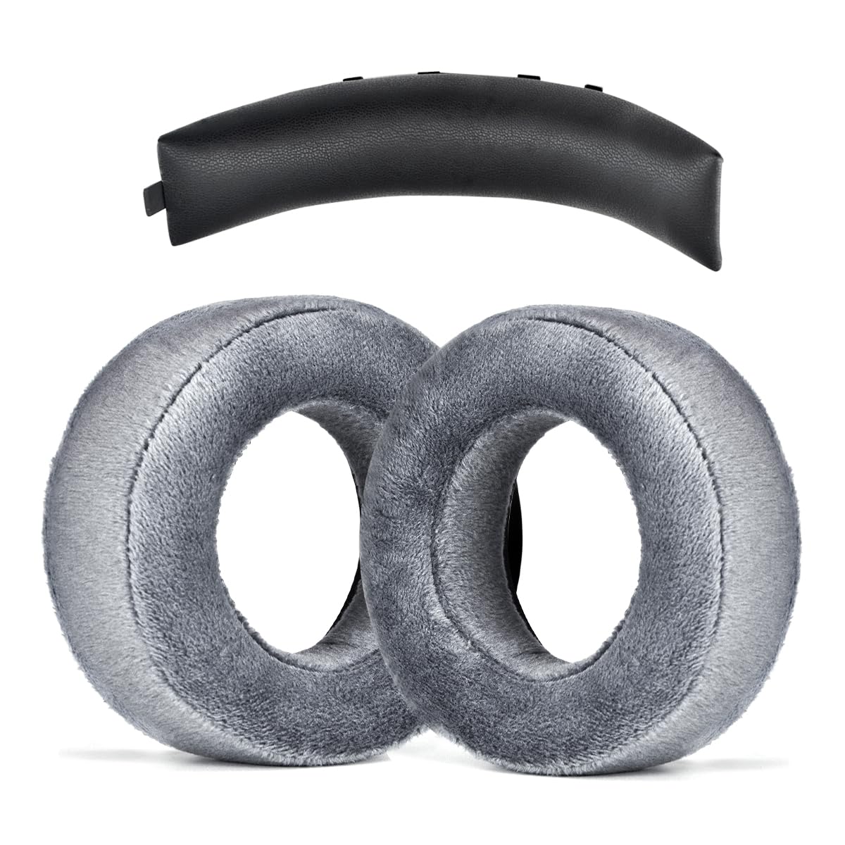 XBERSTAR Headphone Earpads Replacement Ear Pads Cover Cushions Compatible with Beyerdynamic DT700 Prox DT900 Prox Headphone (normal grey earpads+Black