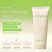 Vista 2 de KLAVUU Phytoncide - Limpiador facial con equilibrio de pH suave, pH 5.5, limpiador espumoso suave con pantenol para fortalecer el lavado facial