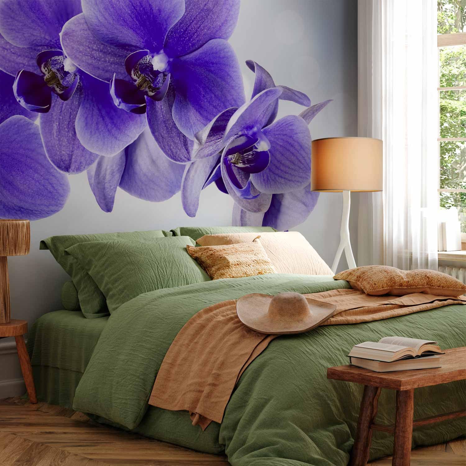 murando Fotomurales autoadhesivo Flores 441x315 cm Papel Pintado Decoración