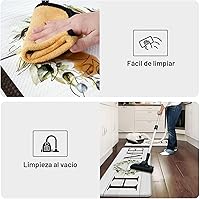 Vista 4 de KIMODE Tapete de Cocina Estilo Granja 2PCS Alfombras de Cocina Anti Fatiga Antideslizantes Impermeables Tapete de Piso de Cocina Acolchado Cómodo