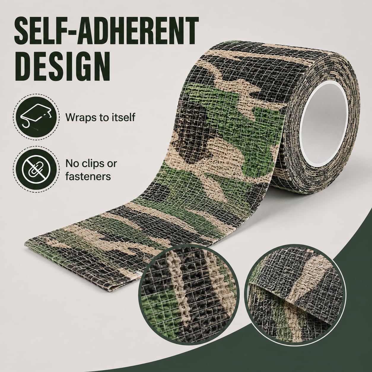 Camo Tattoo Grip Tape Self-Adherent Wrap 24 Rolls