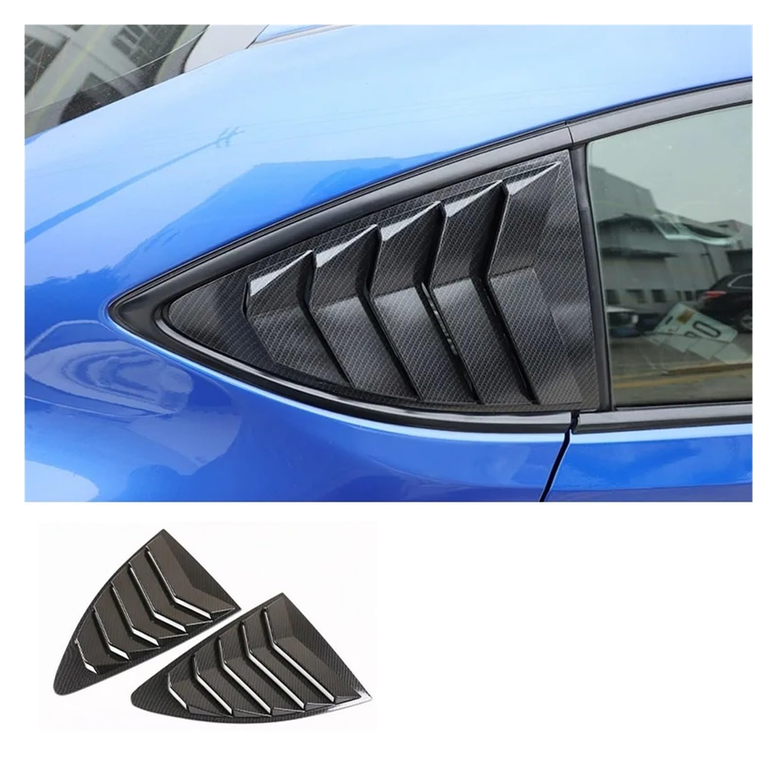 Car Accessory for Subaru for BRZ for Toyota 86 GT86 2012-2020 ABS Car Shift Armrest Panel Sticker Interior Modification Accessories 2 Pieces Interior Mouldings(U)