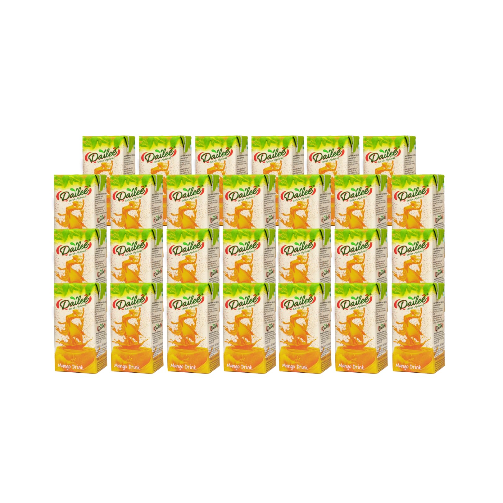 Dailee Mango Drink with Fruit Pulp - Enrich Alphonso Mango Beverage, 160ml Bottles (Pack of 27), Refreshing Ready-to-Drink Juice with Real Alphonso Mango Flavor-image-10
