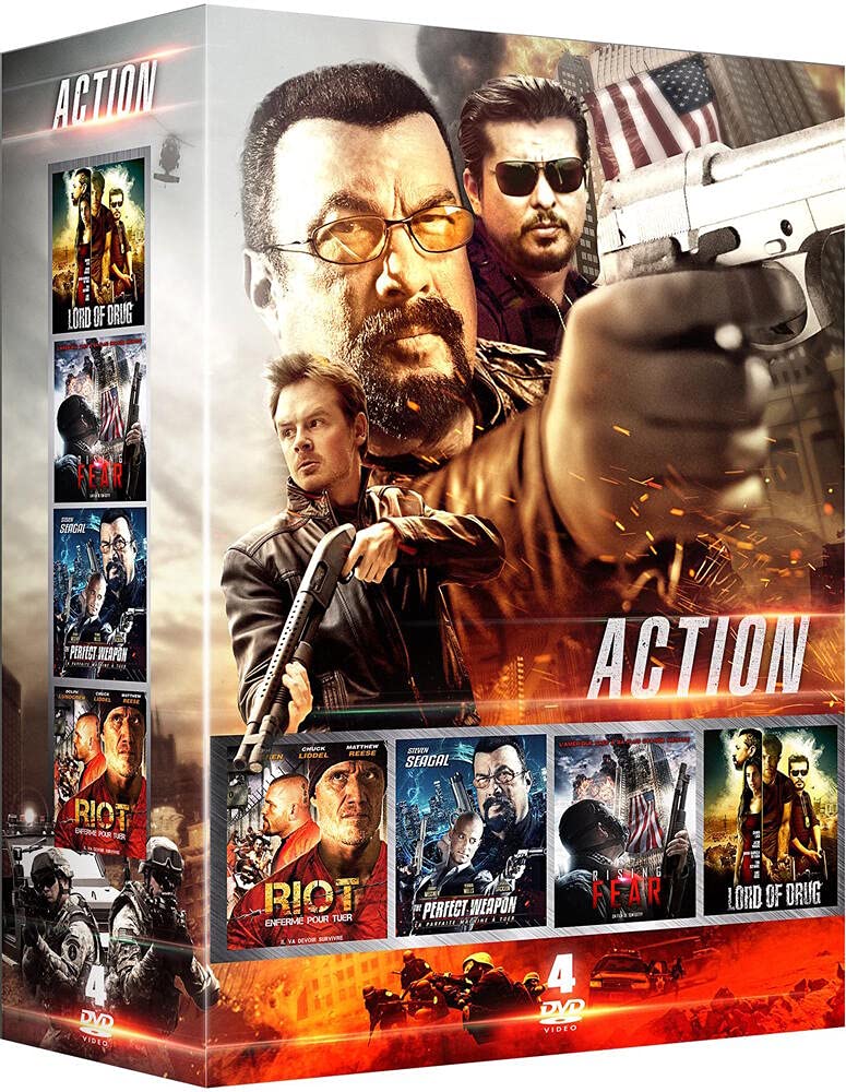Coffret Action 2017: Lord Of Drug + Rising Fear + Perfect Weapon + Riot