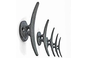 Nautical Hooks: Cast Iron Strength for Coastal Charm