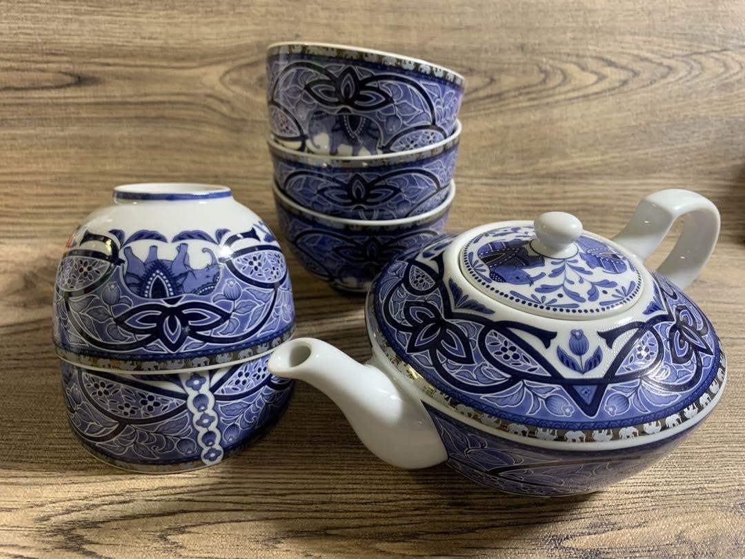 Amazon.co.jp: エクレクティックカイカイ 茶器セット ティーポット  