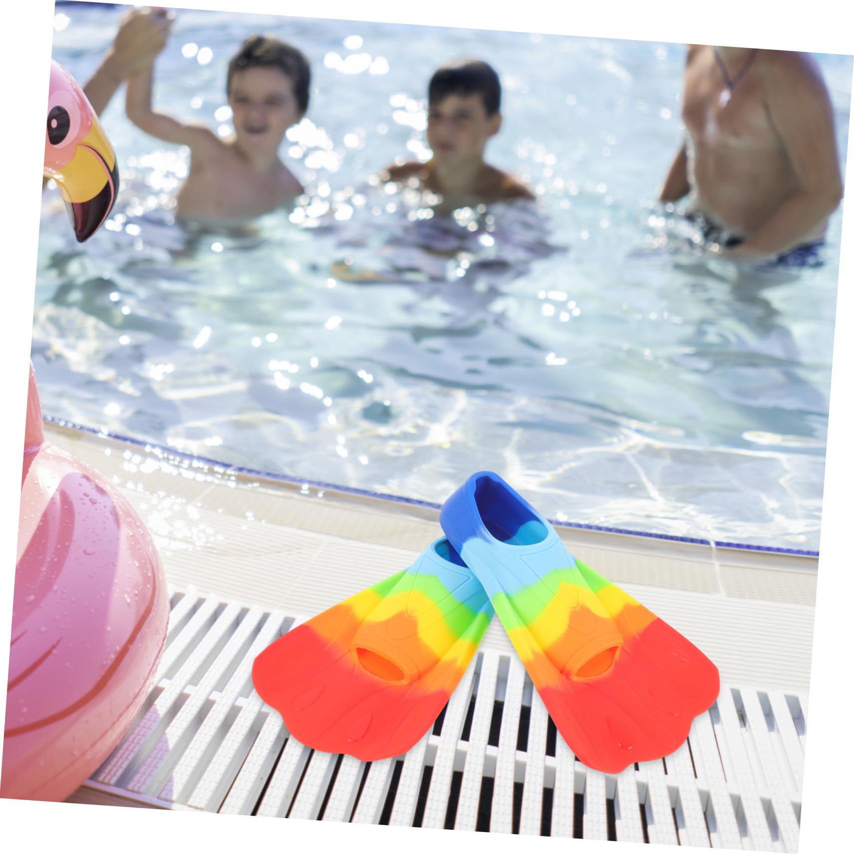 VICASKY Palmes de Natation pour Garçon Fille Palmes Entraînement Natation de Snorkeling
