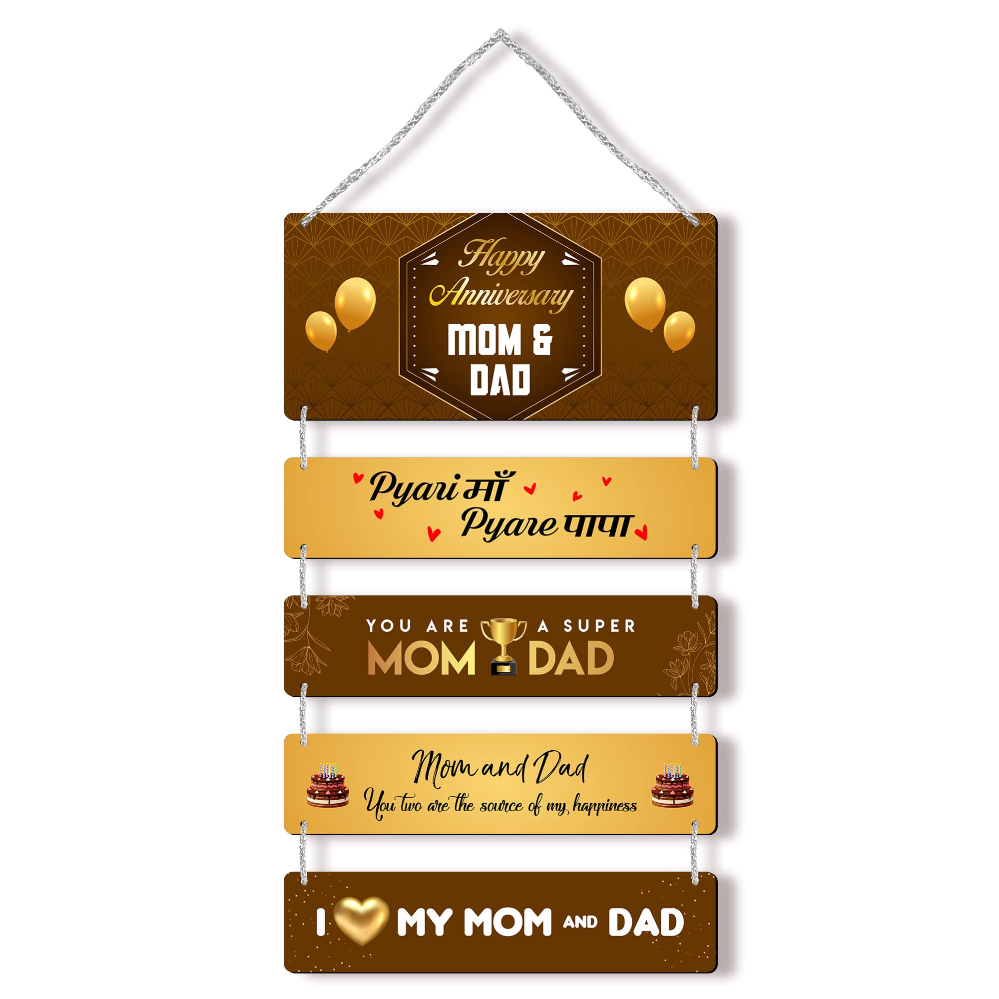 Anniversary Wall Hanging - Beautiful Quote Gift -5
