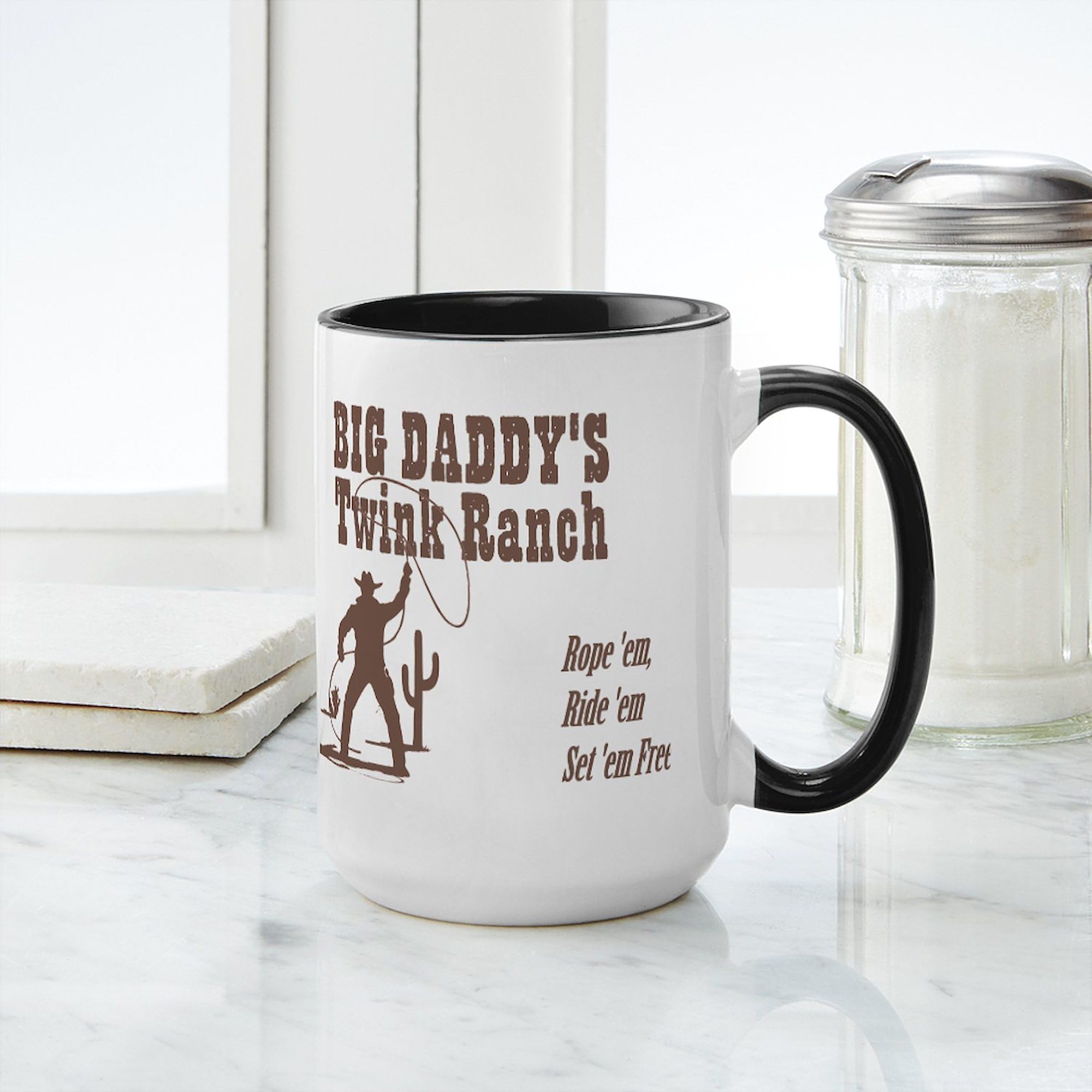 Amazon.com | CafePress Big Daddys Twink Ranch Mugs 15 oz (444 ml Amazon.com | CafePress Big Daddys Twink Ranch Mugs 15 oz (444 ml