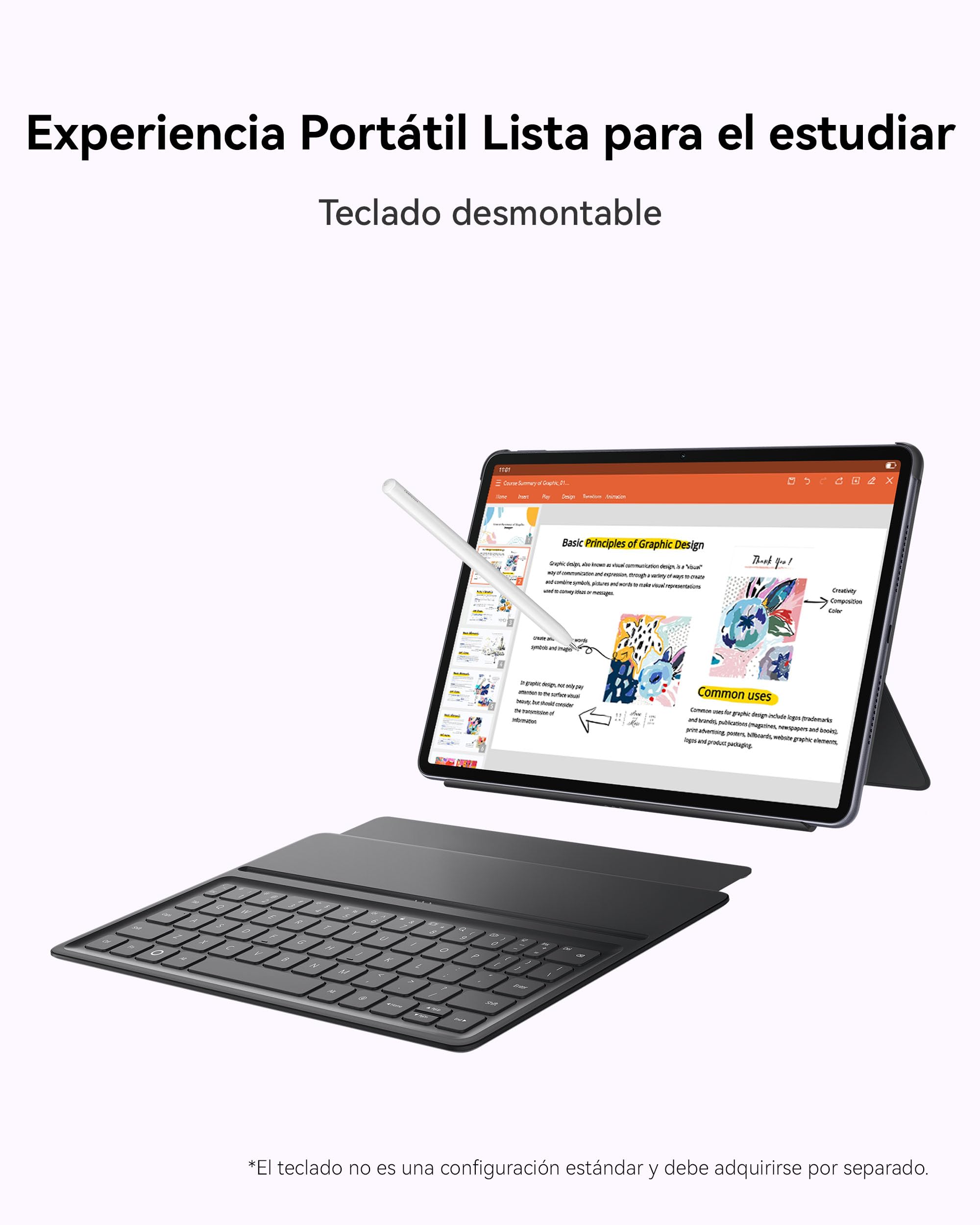 HUAWEI MatePad 11.5 2025 Tablet, Pantalla FullView de 2.5K 120 Hz, 8+128 GB | Comodidad Visual, Batería de 10,100 mAh, HUAWEI Supercharge de 40 W, Altavoces Cuádruples