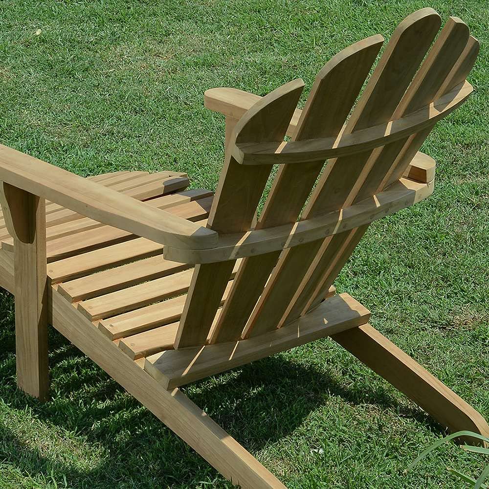 Teck'Attitude Adirondack en Teck Massif