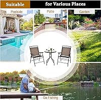 Vista 8 de Juego de bistró para patio, grande, marrón