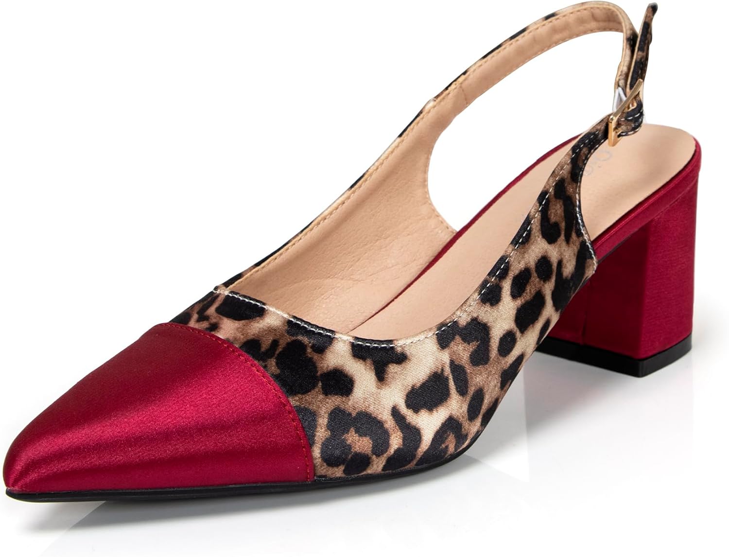 Satin Slingback Heels Women - Comfortable Dress Shoes