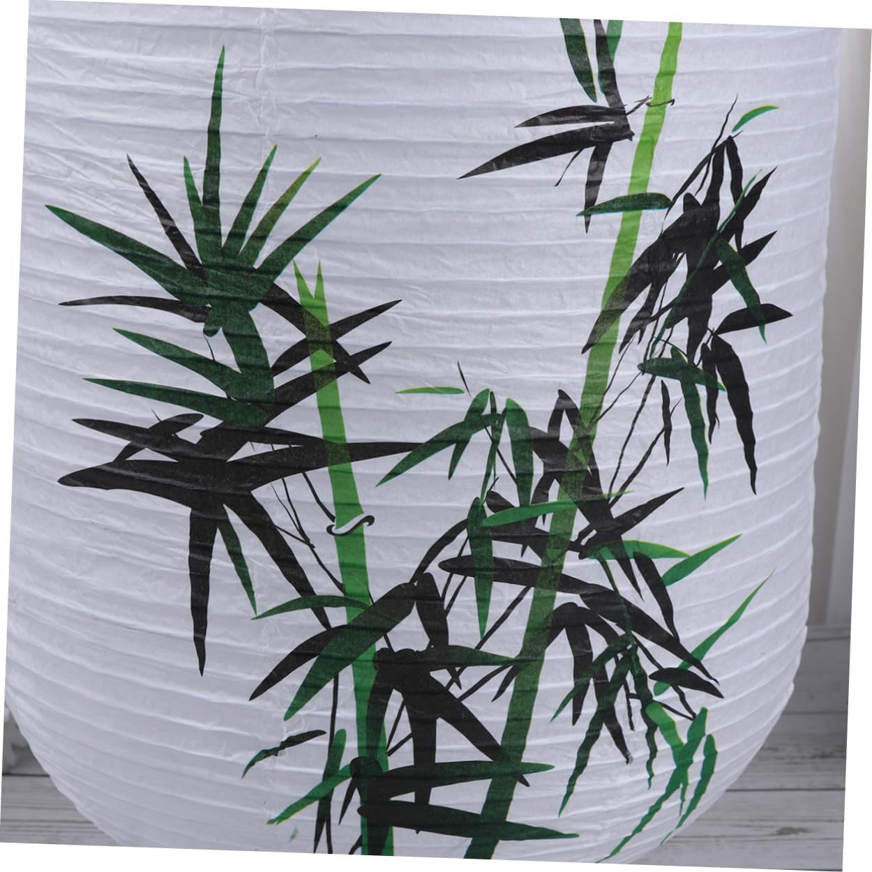 Tofficu Japanese-Style Paper Lantern Decor Bamboo Pattern Hanging Ornament for Home Shop Event