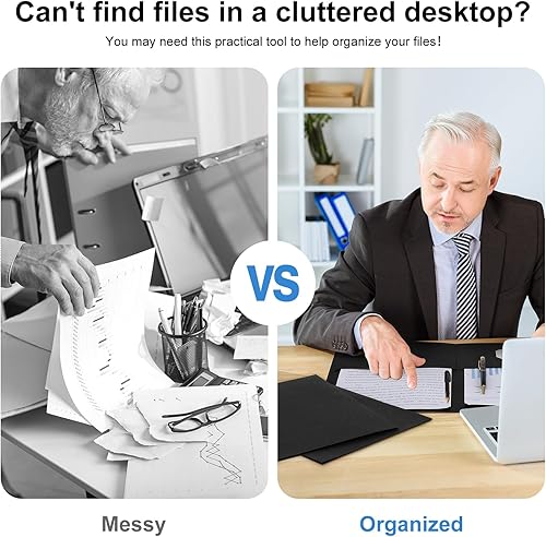 Miniatura 3 de Paquete de 75 carpetas portafolios de dos bolsillos a granel, carpetas de papel texturizado de 8.5 x 11 pulgadas con ranura para tarjetas de visita,