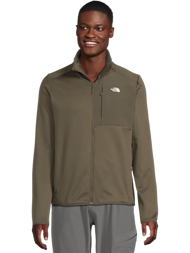 Brown The North Face TNF Performance Fleece Full Zip Jacket
