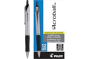Acroball Pro Advanced Ink Refillable & Retractable Pens for Smooth, Precise Writing...