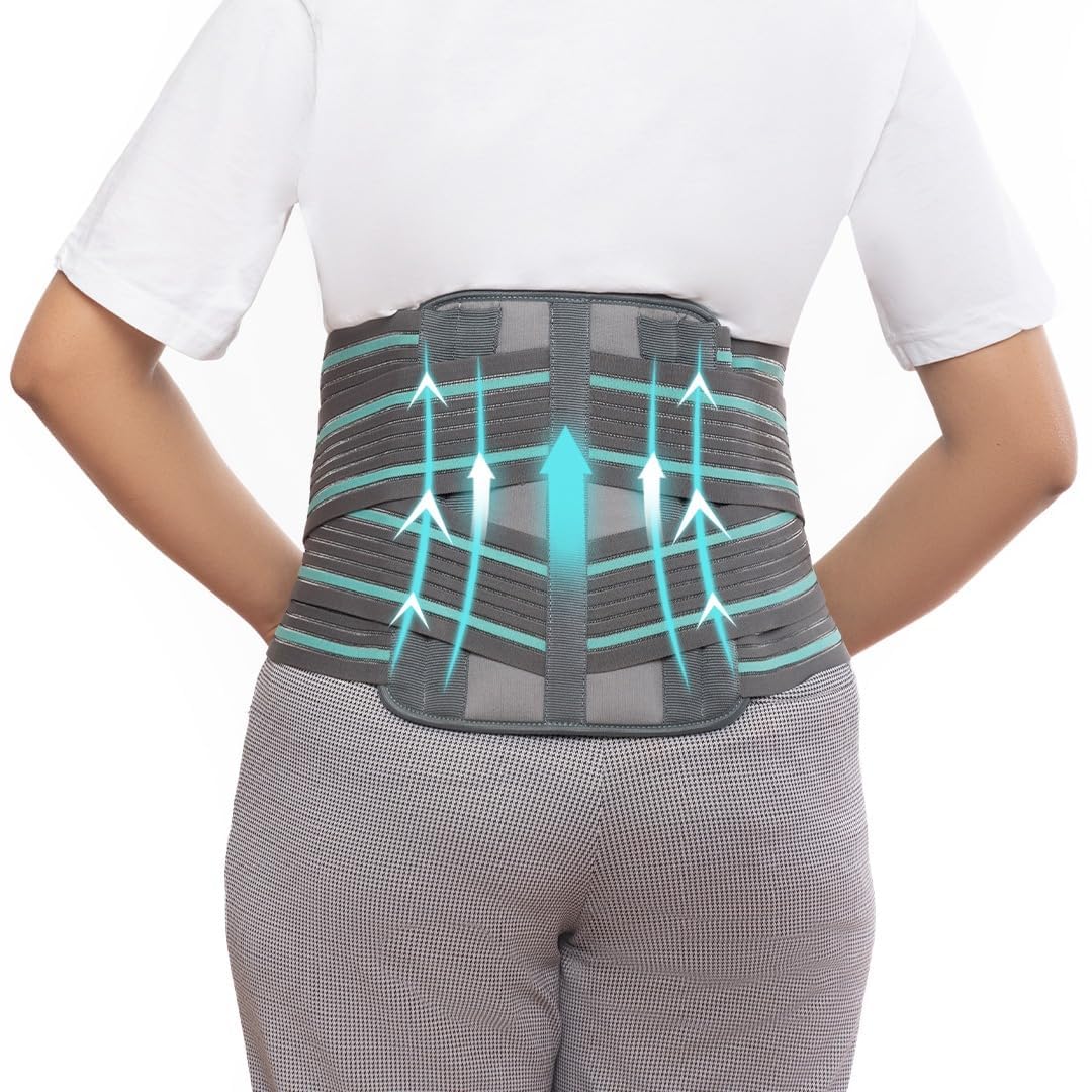 AGEasy (Max Group Comfort Contoured LS Support Belt for Lower Back Pain Relief, with Aluminium Plates for Better Posture and Pain Relief and Added Gel Padding for Comfort (XXL) (B0CQLWCPRN) Amazon Price History, Amazon Price Tracker