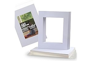 11x14 Picture Mat with Backing and Sleeves, 25-Pack: Preserve Your Precious Memories