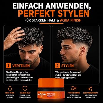 AGIVA Wax 155Ml 01 (Strong) Orange