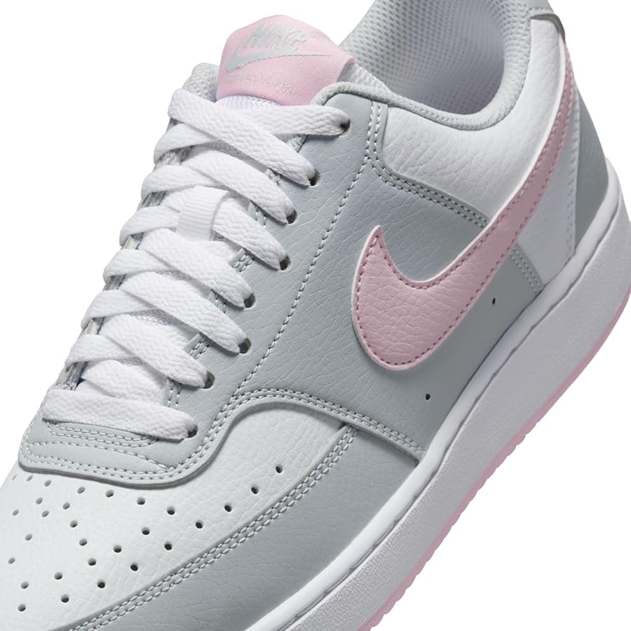 nike court vision low white and pastel