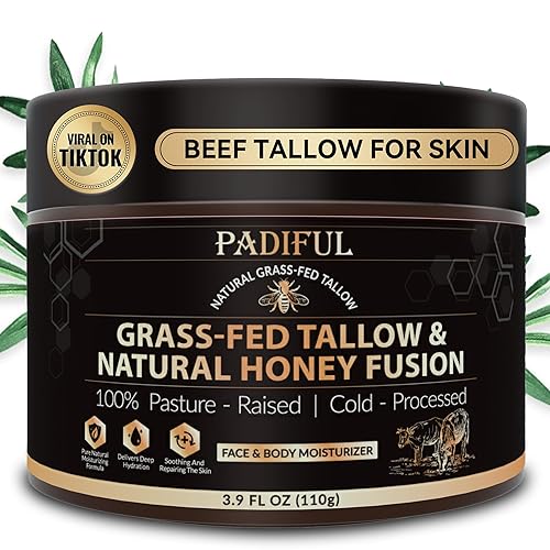 Sarga de ternera para la piel  Crema hidratante casera de ternera y bálsamo de miel  Hierba natural  Cuidado de la piel de ternera alimentada con