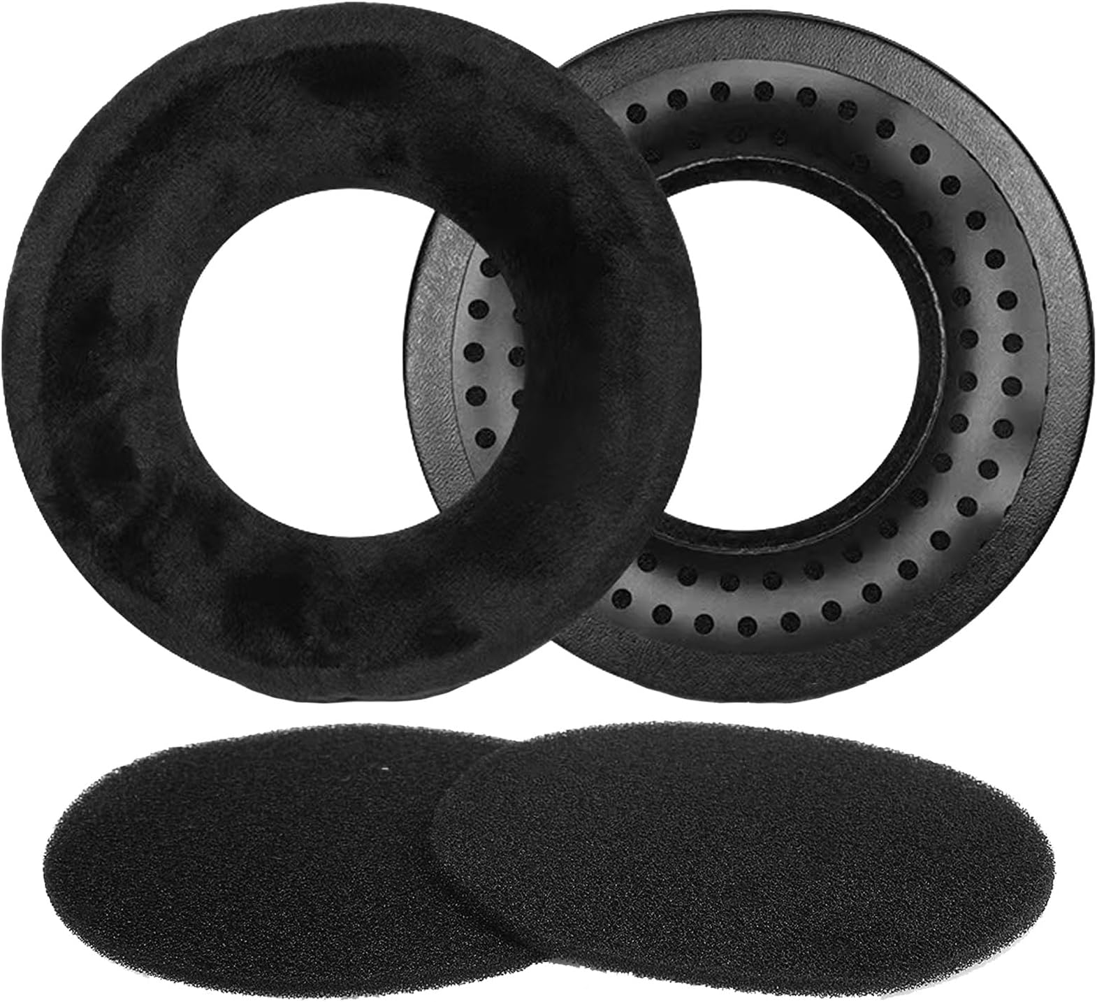 DT 770 Pro Ear Pads Replacement DT 990 Pro Earpads Ear Cup Cushion Cover Compatible with Beyerdynamic DT 990 Pro/DT 770 Pro/DT 880 Pro/DT1990 Pro/DT990/DT770/DT880/DT860/DT660 Headphones. (Black)