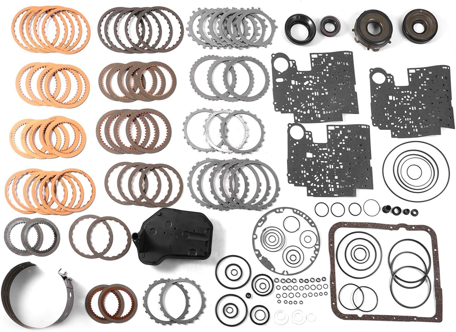 4L60E 4L65E 4L70E Transmission Master Rebuild Kit w/Filter Fits for Chevrolet Silverado 1500 2004–2010 for Cadillac Escalade 2004–2006 for GMC Savana Sierra Yukon 2004-2010