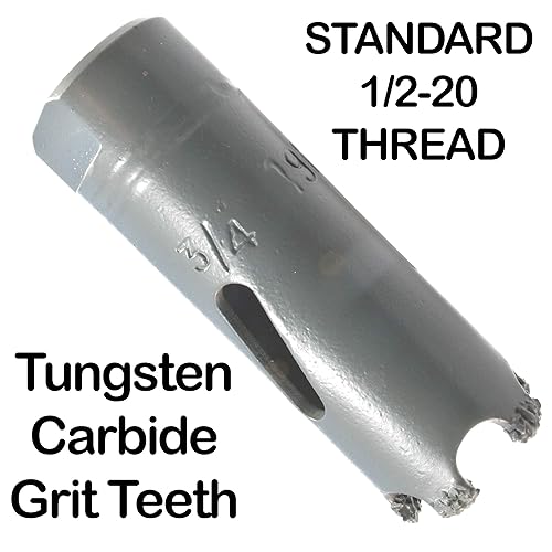 Miniatura 4 de Sierra de agujero de 34 "para ladrillo y hormigón Inc SDS Sierra de agujero y taladro piloto Taladros TCT en mampostería pasar por materiales duros,