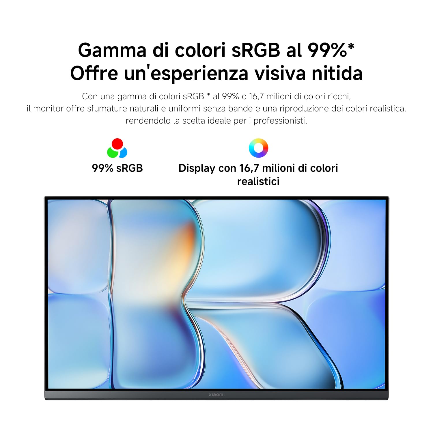 XIAOMI A27i 2026 Monitor FHD da 27 Pollici, 144Hz FreeSync, HDR10, IPS, 99% sRGB, Certificazione TÜV Low Blue Light (1920 x 1080/HDMI 2.0/DP 1.4)