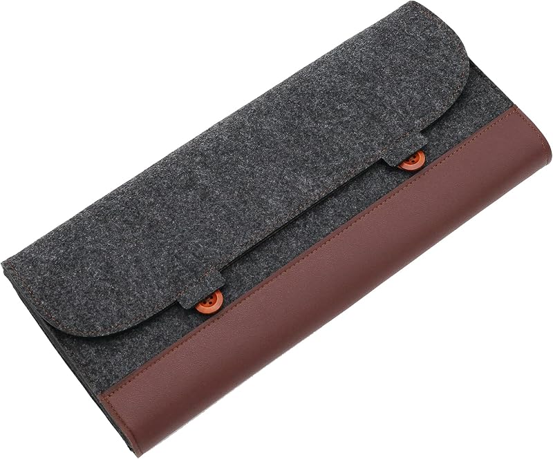 KPREPUBLIC PU Felt Keyboard Carrying case Bag for planck 40% 60% 80% 100% gh60 xd64 tada68 87 tkl 104 Ansi bm60 bm65 bm68 Poker (PU Felt Bag for 40% x1)