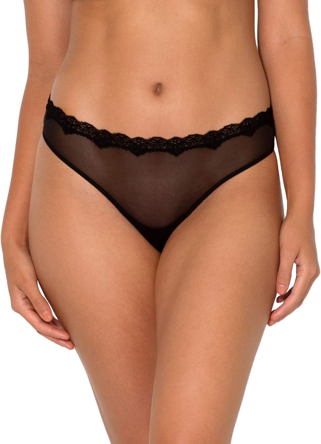 Smart & Sexy womens Mesh & Lace Thong Panties, Available in Multi Packs - Image 4