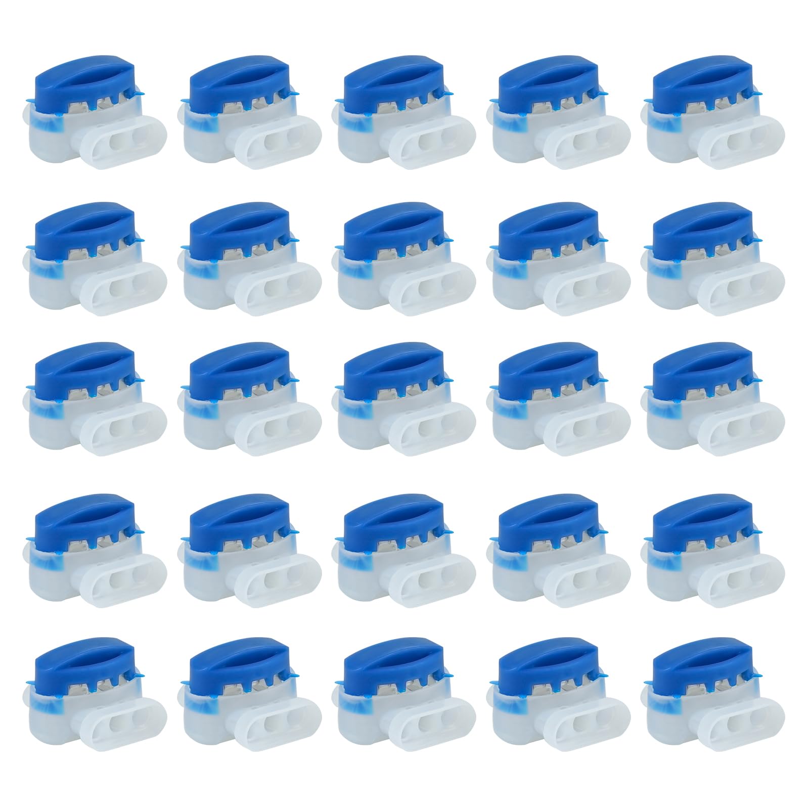 25 Pcs Waterproof Wire Connectors, Waterproof Cable Connectors, Gel Crimps Gel Filled Electrical Wire Connector for Robotic Lawn Mowers, for Automatic Robot Mowers Lawnmower, Repair Boundary Cables