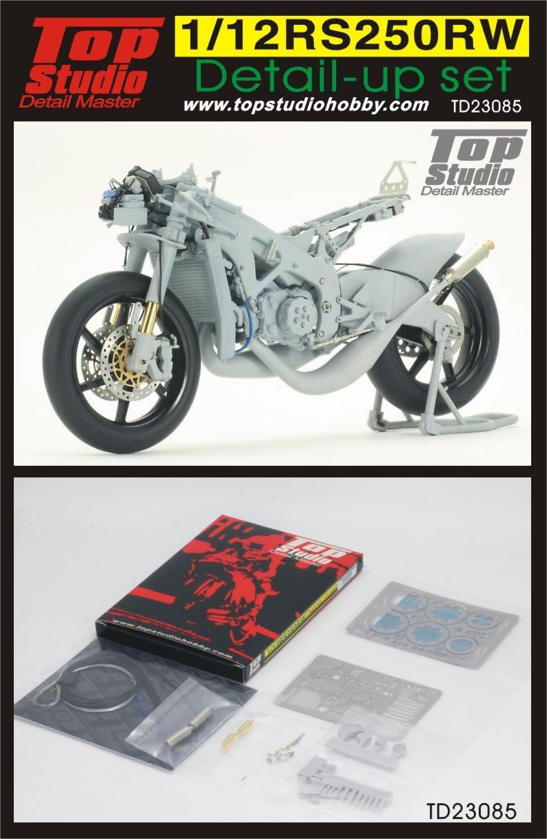 Top Studio Honda RS250RW detail upset Hasegawa 1/12 TD23085