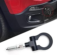 Vista 1 de gunhunt 1 gancho de remolque para parachoques delantero de automóvil, anillo de tracción de parachoques de aluminio, reemplazo de anillo