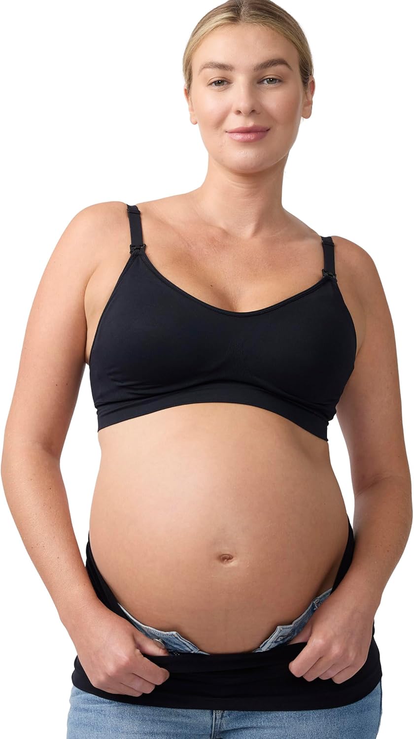 Ingrid & Isabel Basics Bellaband, Maternity Belly Band, Pants & Jeans Extender for Pregnancy & Postpartum