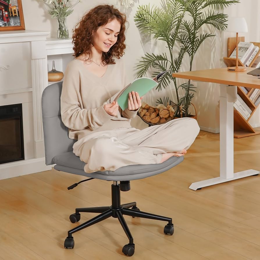 Amazon.com: FLEXISPOT Armless Cross Legged Office Chairs