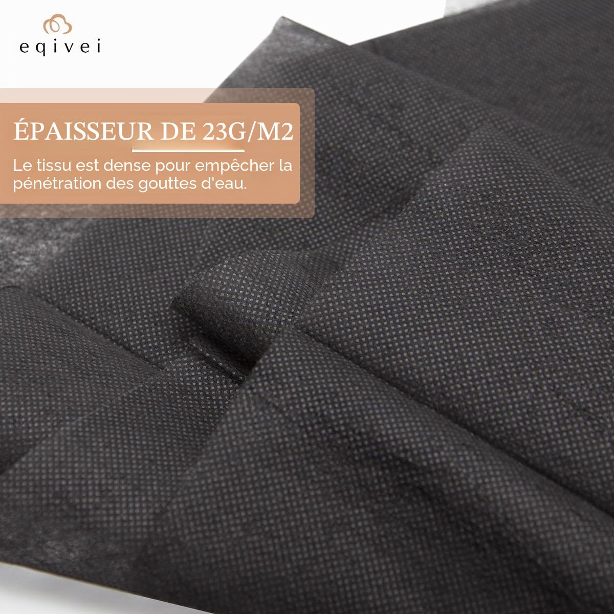 Eqivei Lot de 50 Drap Jetable Table Massage, Drap de Massage Jetable Noir, Draps Jetables Pour Massage Spa Beauté, Drap Non Tissé, Drap de Lit Jetable Anti Salissure, 80 x 180 cm