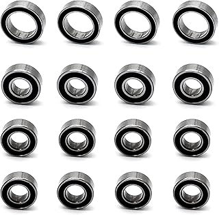 16pcs RC Ball Bearings Kit 5x10x4 5x11x4 8x12x3.5mm Rubber Sealed Compatible with Tamiya TT-02 TT02 1/10 RC Parts