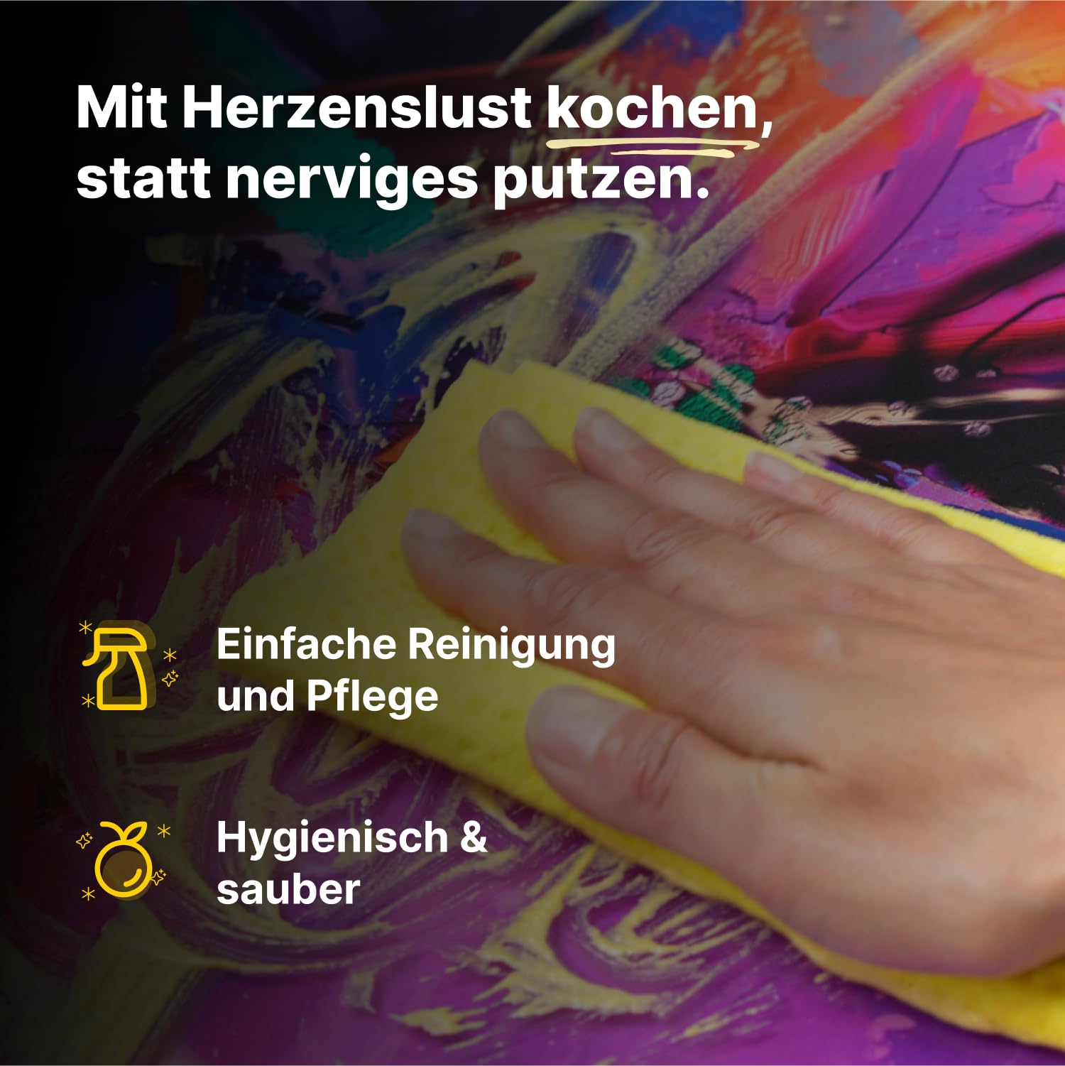 Spritzschutz Küchenrückwand Alu Matt 80 x 50 x 0,3 cm Friedlicher Ausblick an der Ostseeküste Küchenwand, Küchenwand Wandschutz, Herd Spritzschutz, Rückwand Küche - RUECKWAND24