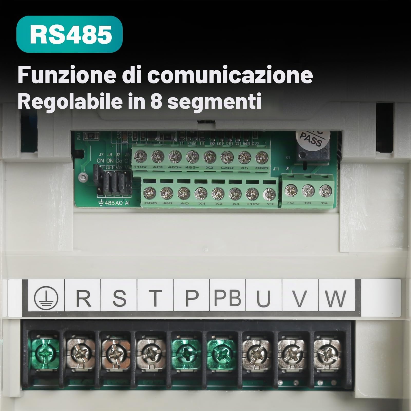 7.5kw Inverter per motori trifase 380V regolatore velocita motori 380V Ingresso trifase uscita trifase VFD variatore di frequenza su macchine utensili CNC mulini a sfera frantoio ecc.