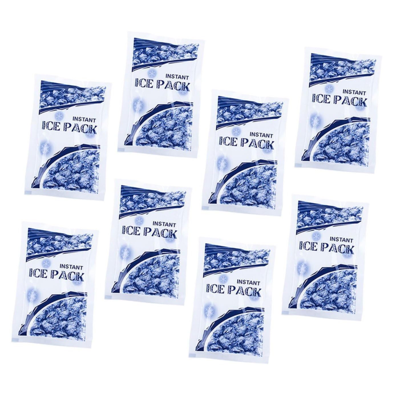 8pezzi Impacco Di Ghiaccio Monouso Istantaneo Borsa Del Ghiaccio Raffreddamento Rapido Per Impacchi Refrigeranti Per Traumi e Leggero e Portatile