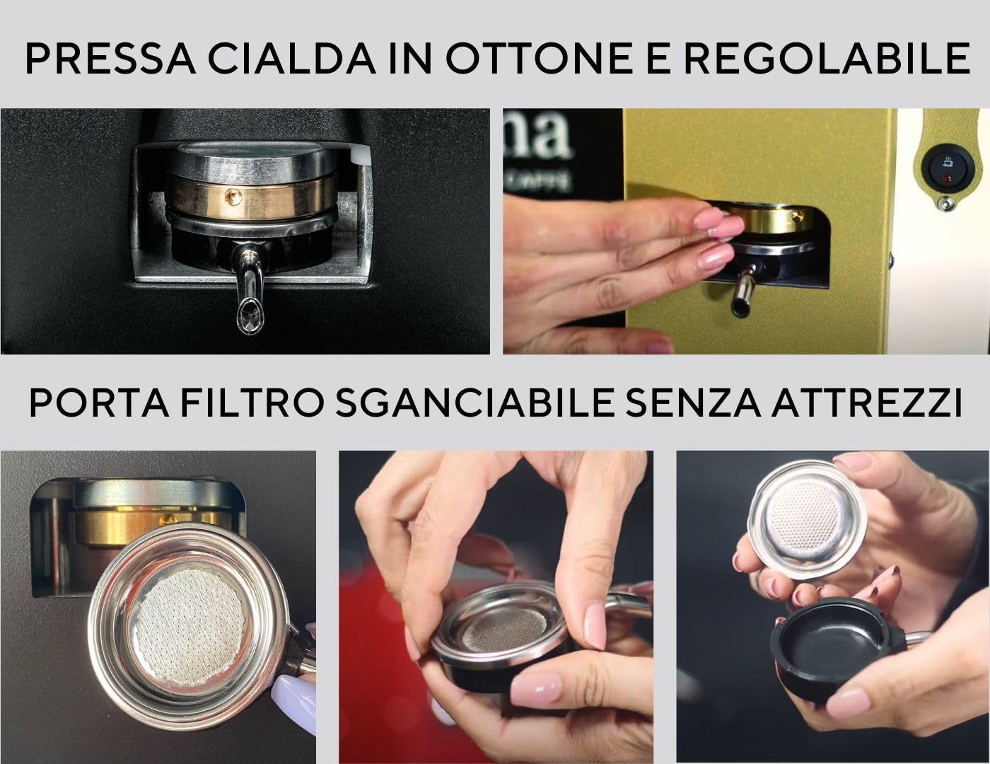 Aroma Plus ESE 44 Machine à expresso à dosettes Noir